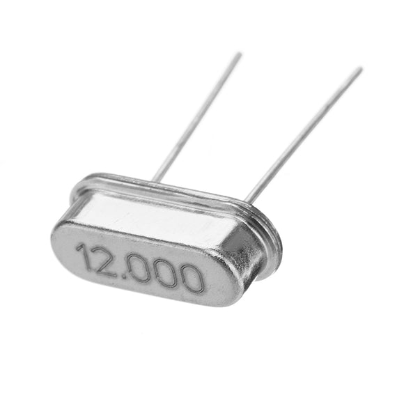 50Pcs HC-49S 12MHz 12M Mini Passive Resonator Quartz Crystal Oscillator Module