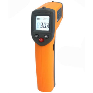 GS320 Laser Digital LCD IR Infrared Thermometer Auto Temperature Meter Gun Non Contact Sensor