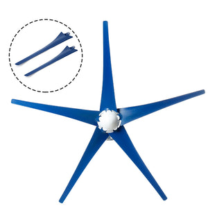 Blue Nylon Fiber Wind Blade Windmill 600MM 650MM Tools Kit For Wind Turbine Generator