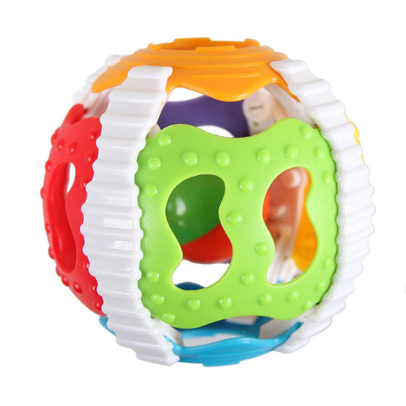 Puzzle Baby Infant Development Toy 6-Color Gripping Ball Rattle Educational Gift