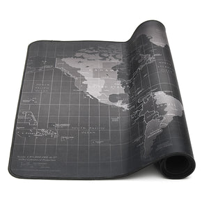 1000*500*2mm Super Large Size Anti-slip World Map Mouse Pad Keyboard Mat