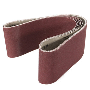 5pcs 120 Grit 100x915mm Sanding Belts Aluminum Oxide Abrasive Sanding Belts