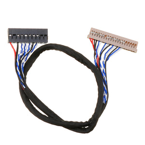 DF14 1CH 6-bit 20P Notebook Screen Cable 25CM For Universal V29 V59 Series LCD Driver Board