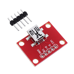 miniUSB Converter Module Convertsion Board For USB Mini-B Power Extension