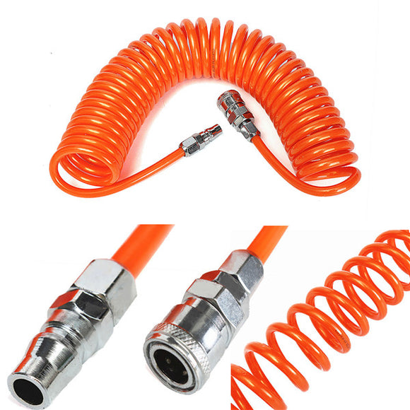 6M 8mmx5mm Flexible Recoil Hose Spring Tube for Compressor Air Tool