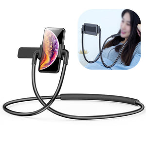 Baseus Neck Waist Hanging Adjustable Clip Lazy Holder Desktop Stand for iPad Xiaomi Mobile Phone Tablet