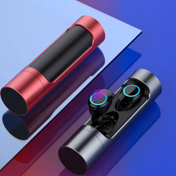 Touch Control True wireless bluetooth 5.0 Earphone Mini HiFi Stereo IPX6 Waterproof Headphone