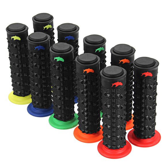 7/8inch 22MM  Anti-slip Rubber Motorcycle Motorcross Handlebar Hand Grips Fit Dirt Pit Bike