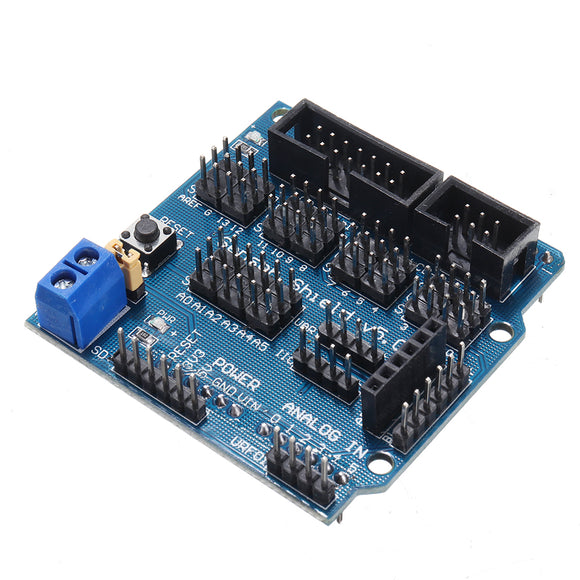 30pcs UNO R3 Sensor Shield V5 Expansion Board Geekcreit for Arduino - products that work with official Arduino boards