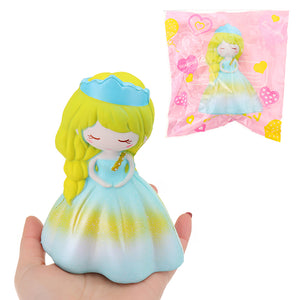 Cute Squishy Princess Wedding Girl 15CM Slow Rising Strap Soft Squeeze Toy With Packaging