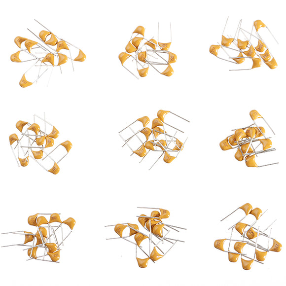 540pcs 50V 20pF - 1uF 18 Values Leaded Multilayer / Monolithic Ceramic Capacitor Assorted Kit