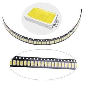 100pcs 0.5W SMD 5730 LED Lamp Chip High Power White Bead DC3-3.2V