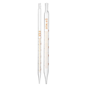 1/2/3/5/10ml Glass Short Pipette With Scale Lab Glassware Kit