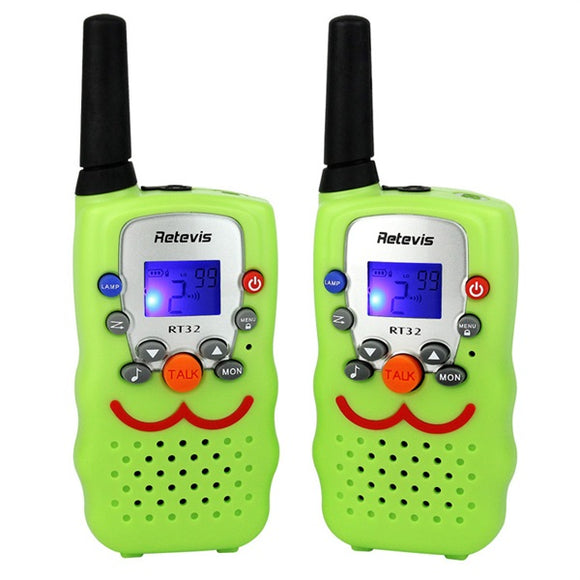 RT32 Handheld Walkie Talkie Mini Folk Child Talkie  Smiling Faces