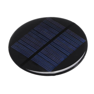 80MM 6V 2W Round Style Polycrystalline Solar Panel Epoxy Board