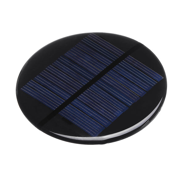 80MM 6V 2W Round Style Polycrystalline Solar Panel Epoxy Board