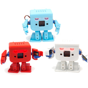 KittenBot OTTO Robot 8-Way Servo DIY Kit Blue/Orange/White Color with Micro:bit Expansion Board