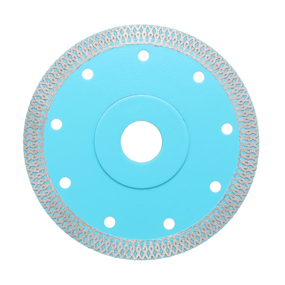 Drillpro 5 Inch 125X22.23X1.6mm Saw Blade Diamond Ultra-thin Mesh Saw Blade for Porcelain Ceramic