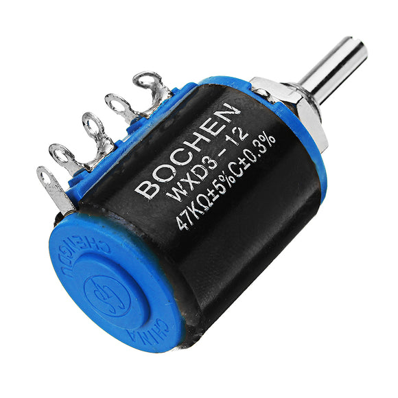 5pcs WXD3-12-1W 47K 5 Ring Multi-circle Precision Wirewound Potentiometer