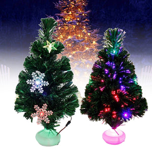 Christmas Party Home Decoration 45CM LED Glowing Tree Ornament Toys For Kids Children Gift