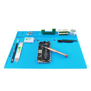 BEST S120 S130 S140 Magnetic Heat Resistant Silicone Pad Desk Mat Maintenance Platform Heat Insulation BGA Soldering Repair Station