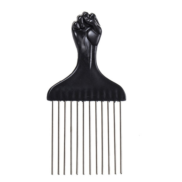 Hair Dye Coloring Comb Anti-static Color Brush With Steel Teeth Barber Salon Tint Hairdress Tool