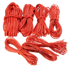 DANIU 10 Meter Red Silicone Wire Cable 10/12/14/16/18/20/22AWG Flexible Cable