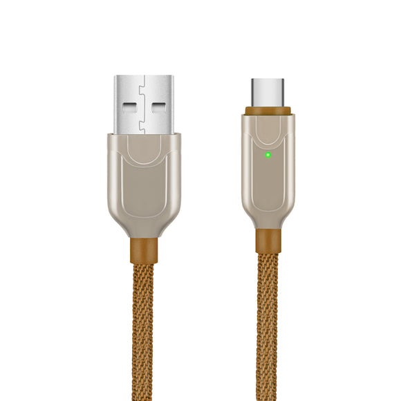 Bakeey Breathing LED 2A Type C Charging Data Cable 3.28ft/1m for Xiaomi Mi A2 Pocophone F1