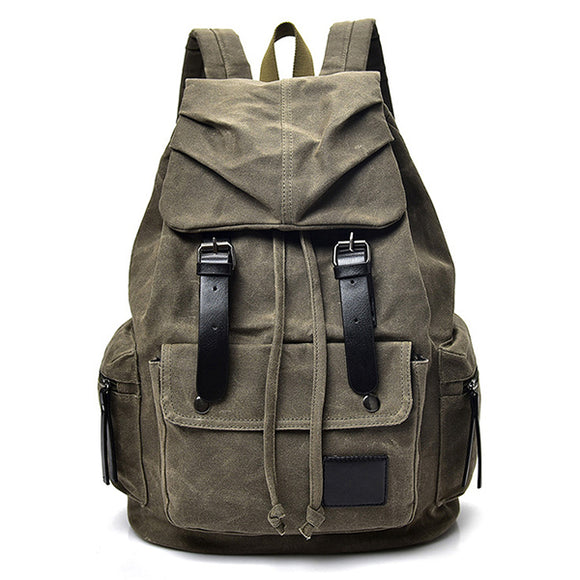 Vintage Canvas Casual Waterproof Outdoor Travel Backpack