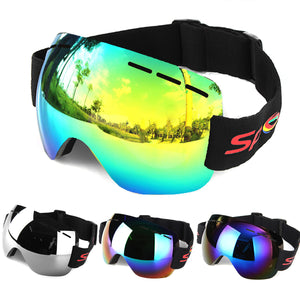 Motorcycle Goggles Anti-fog UV Skiing Snowboard Racing Sunglasses Snow Mirror Glasses