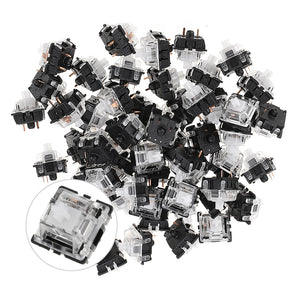 70PCS Pack 3Pin Gateron White Switch Keyboard Switch for Mechanical Gaming Keyboard