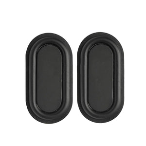 1 Pair Bass Speaker Plate Passive Radiator Auxiliary Bass Rubber Vibration Plate 78x41mm