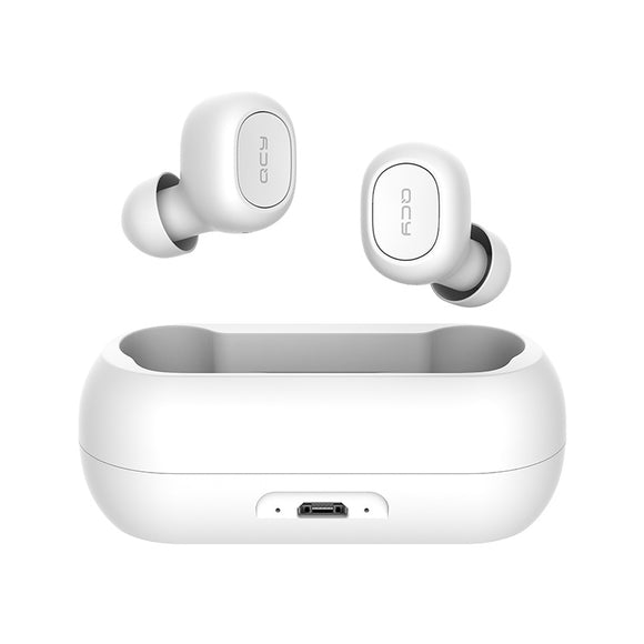 QCY T1 TWS Wireless bluetooth 5.0 Earphone HiFi Mini Stereo Bilateral Call Headphone with Charging Box from xiaomi Eco-System