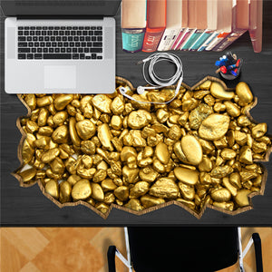 Exchequer Gold PAG STICKER 3D Desk Sticker Wall Decals Home Wall Desk Table Decor Gift