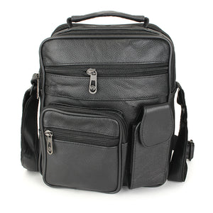 Men Leather Outdoor Leisure Crossbody Bag Business Hand Bag