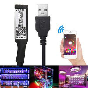 DC5-24V 12A USB Smart RGB LED bluetooth Controller for 3528 5050 Strip Light