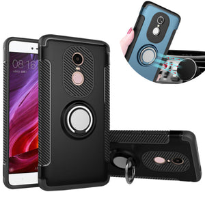 Bakeey Armor Shockproof Magnetic 360 Rotation Ring Holder TPU+PC Back Case For Xiaomi Redmi Note 4X