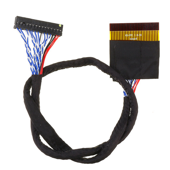 LTM190BT07 30Pin 2CH 8-bit FPC to DuPont Interface Screen Line LCD Driver Board Cable Screen Line Right Power