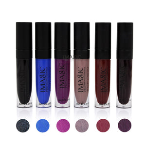 6 Colors Halloween Vampire Lip Gloss Set Kit Matte Lipstick Long Lasting Waterproof Makeup