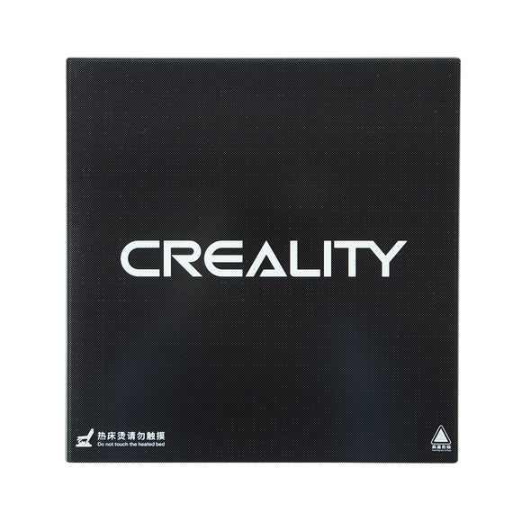 Creality 3D Ultrabase 410*410*4mm Carbon Silicon Glass Plate Platform Heated Bed Build Surface for CR-10S4 MK2 MK3 Hot bed 3D Printer Part