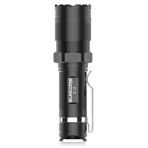 SUNCORE Z12 280 Lumens Flashlight Zoomable AA Battery Camping Hunting Work Lamp Portable Emergency Lantern