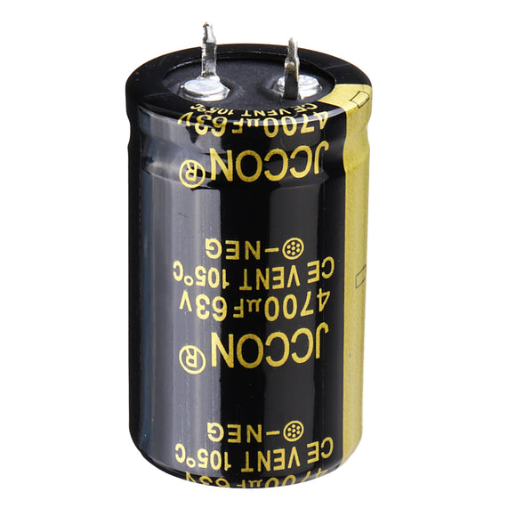 3Pcs 4700UF 63V 25x40mm Radial Aluminium Electrolytic Capacitor High Frequency 105C