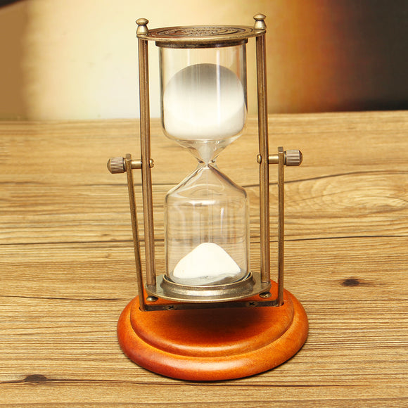 15 Minutes Rolating Hourglass Sandglass Sand Clock Timer Table Home Decoration Desktop Ornament