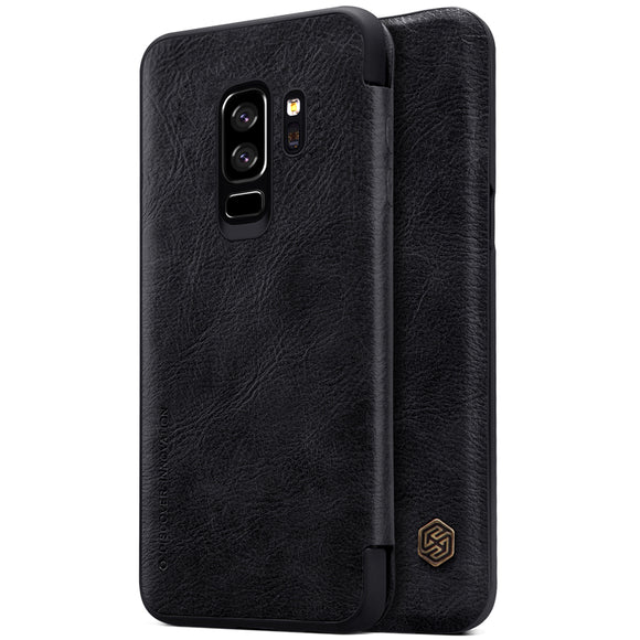 NILLKIN PU Leather + PC Flip Card Slots Case for Samsung Galaxy S9 Plus