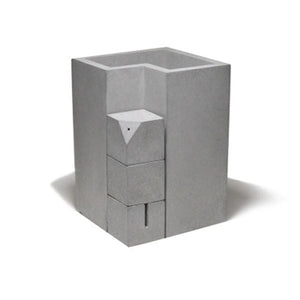 Cement Pen Holder Storage Desktop Office Stationery Concrete Combination Pen Holder