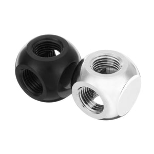 T-Shape 3 Way G1/4 Internal Thread Water Cooling Fittings Connectors"