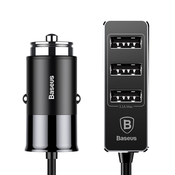 Baseus 5.5A 4 Ports Socket Fast Car Charger For iPhone X 8Plus Oneplus5 Xiaomi 6 Mi A1 Tablet