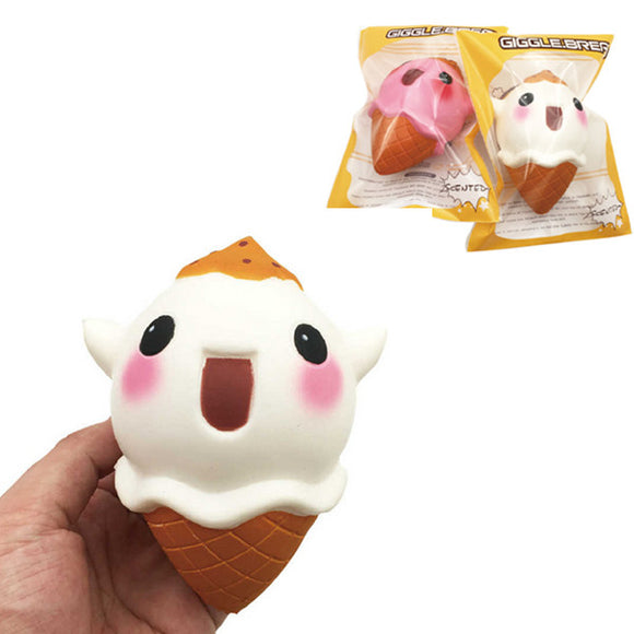 Giggle Bread Squishy Ice Cream 12cm Slow Rising WIth Packaging Collection Gift Decor Soft