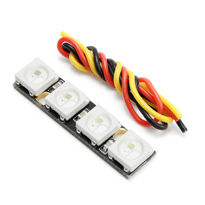 0.7g Super Mini WS2812B RGB5050 4 Bit Colorful LED Strip for Naze32 F3 F4 Flight Controller RC Drone