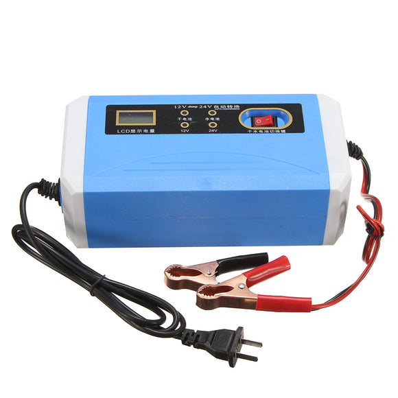 12V/24V 10A/6A 160W Auto 3 Stage Car Motorcycle Smart Battery Charger